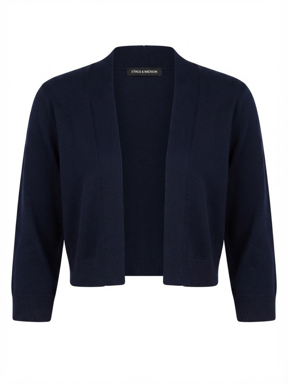89th & Madison Navy Cropped Open-Front Cardigan